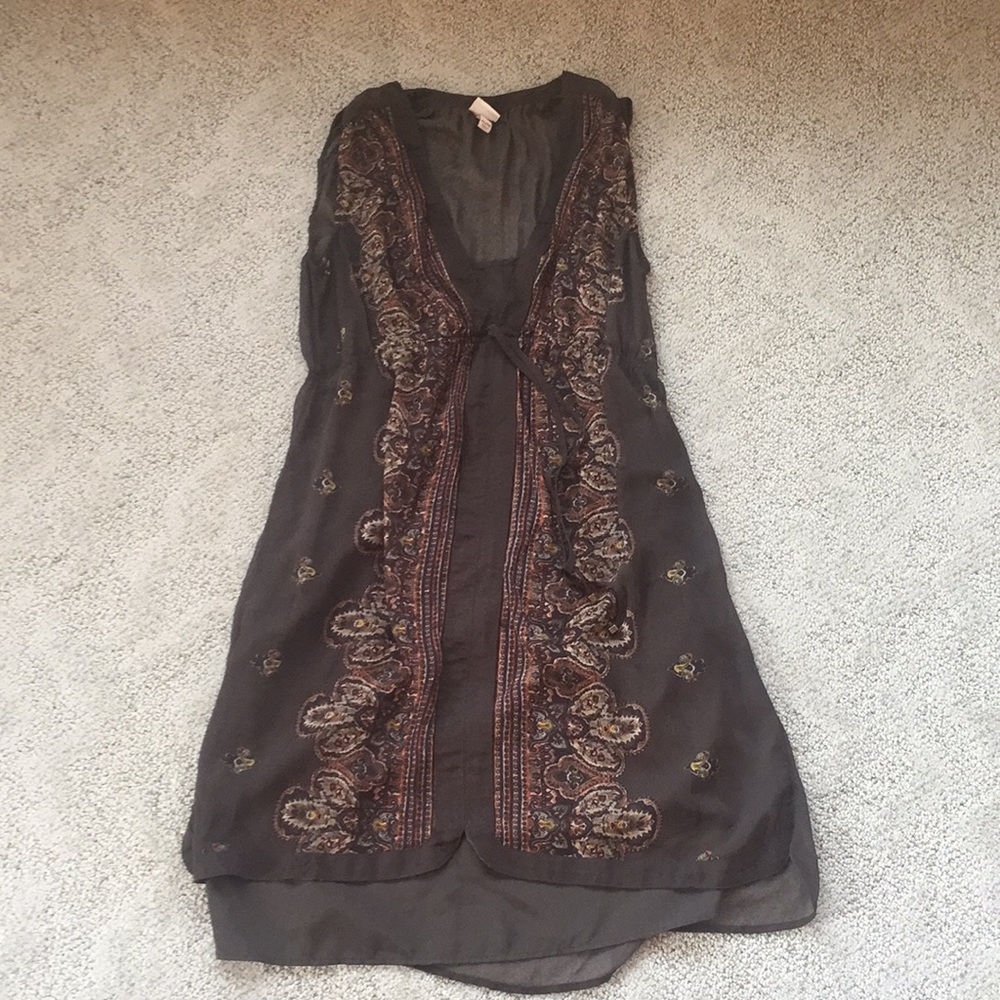 Merona Boho Sheer Sleeveless Dress